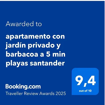 Con Jardin Privado Y Barbacoa A 5 Min Playas Apartment Santander